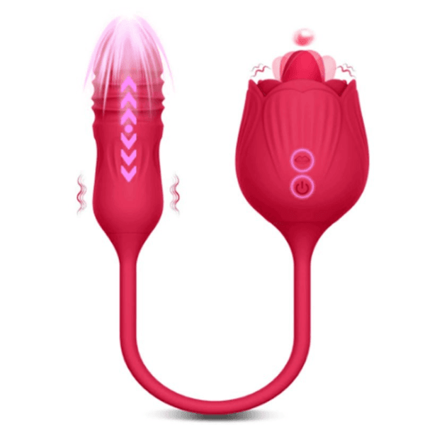 The Second Generation of Rose Vibrator Dildo