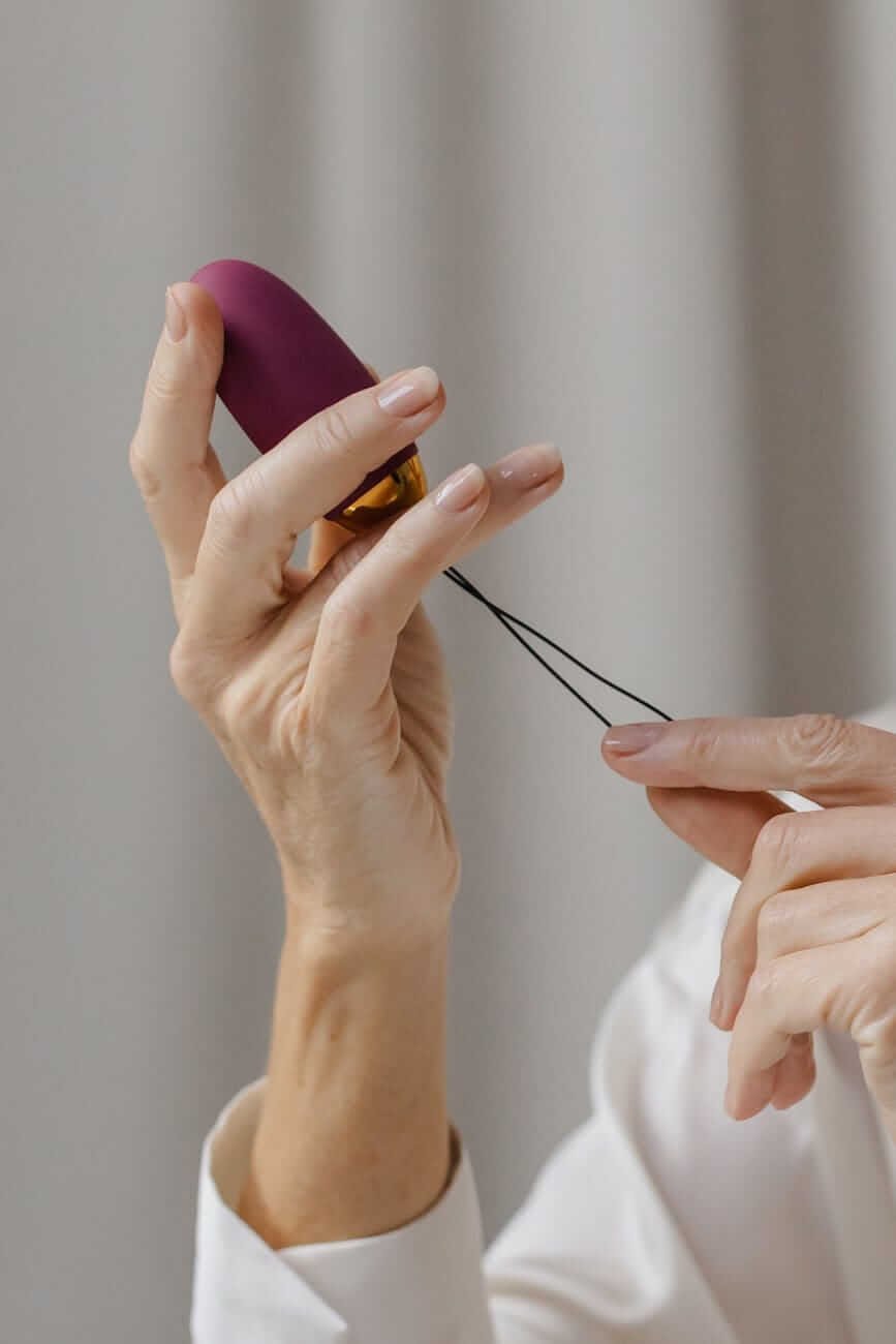 vibrator in hands