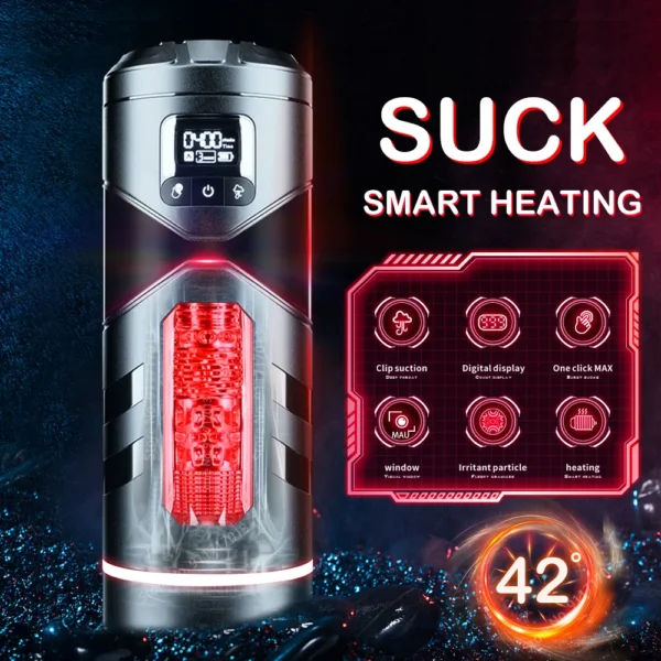 Automatic Heated Sucking Male Masturbator